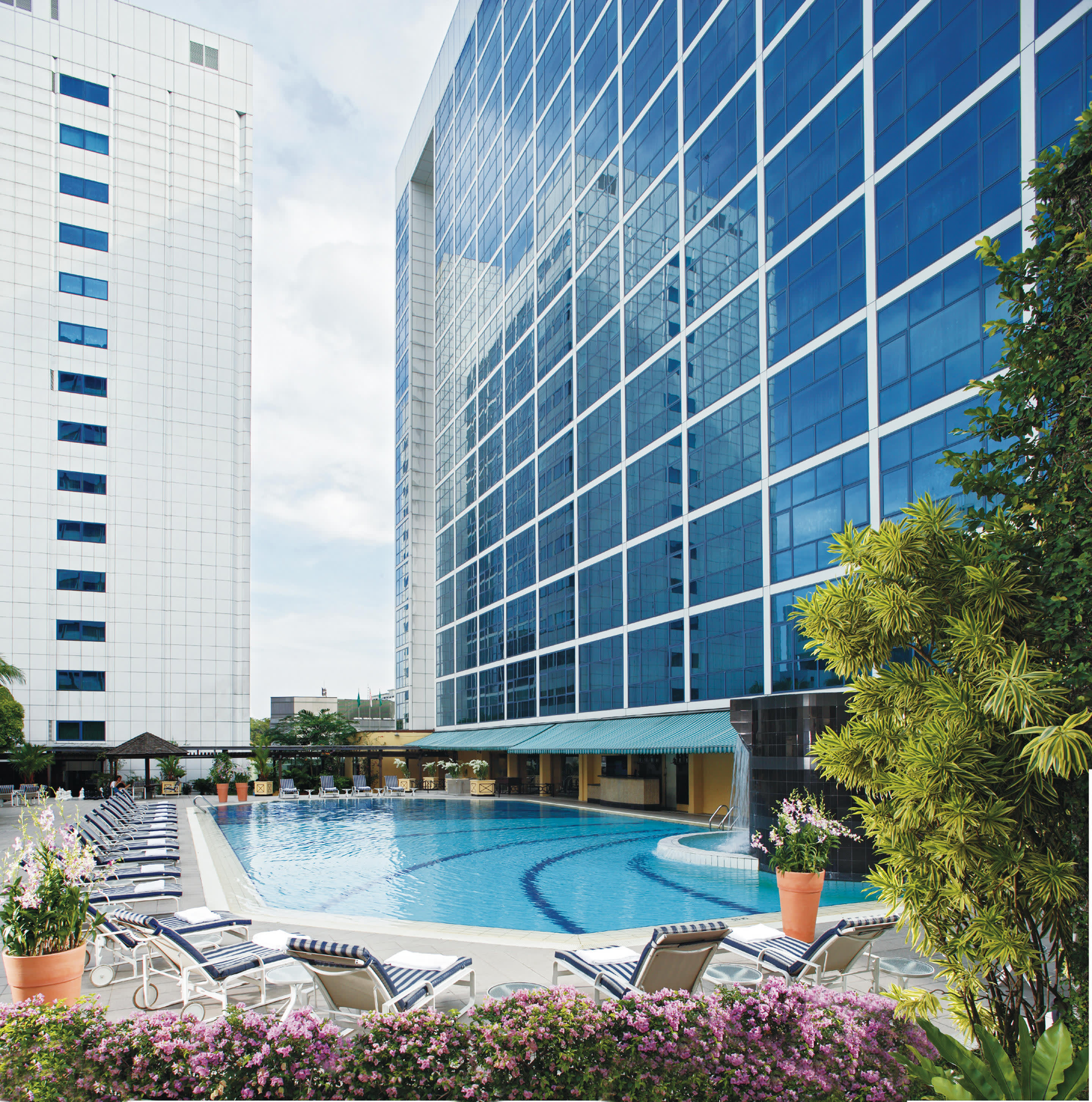 a large white building