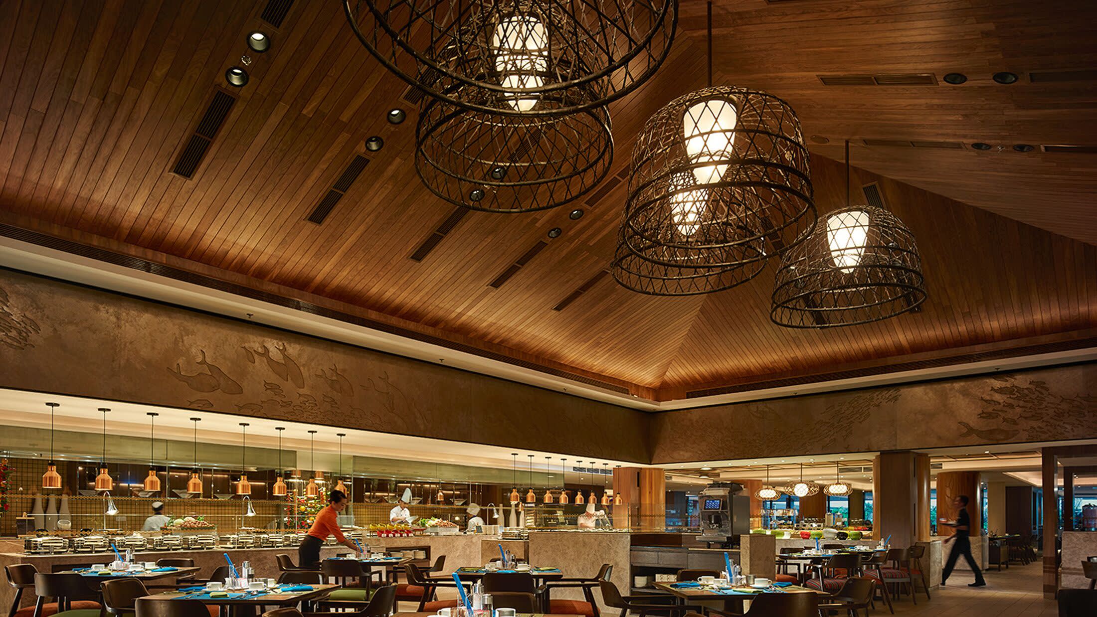 a group of people in a room