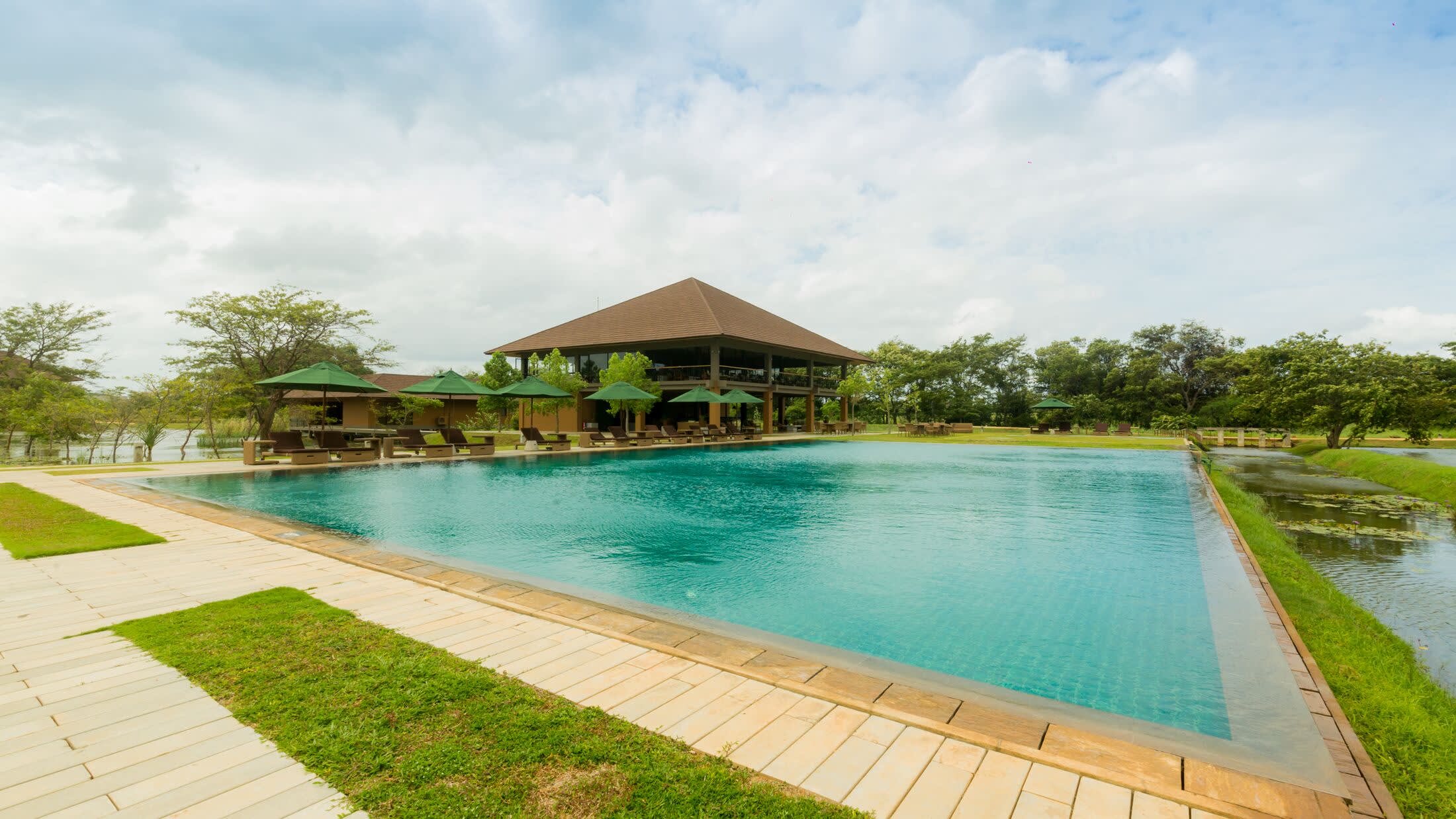 Swimming pool, Water Garden, Sigiriya, Sri Lanka