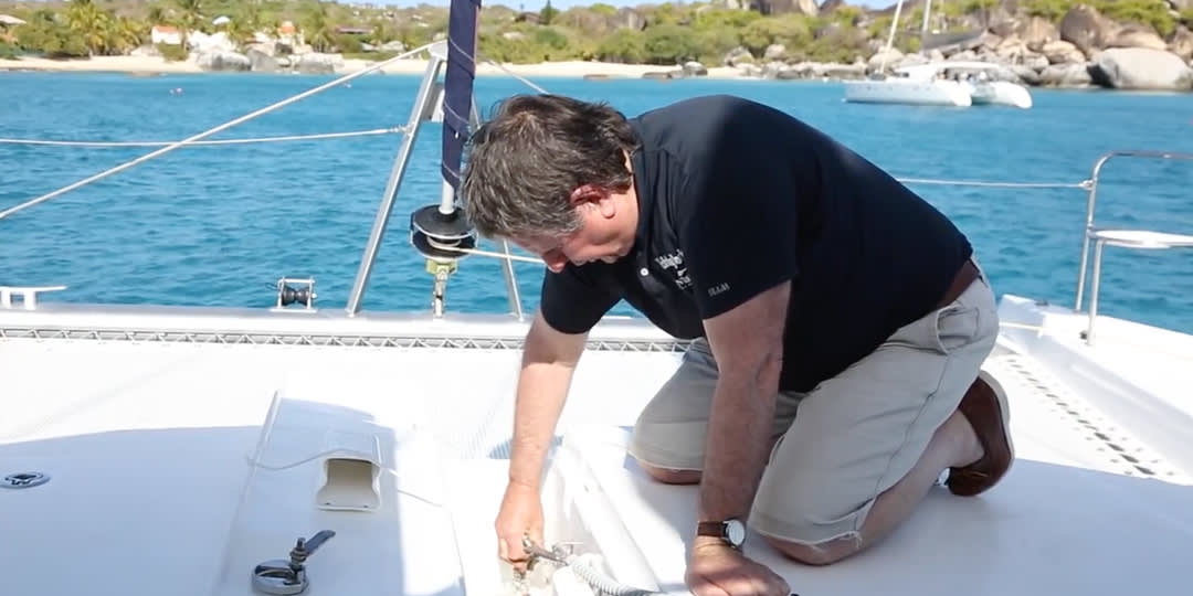 How to Anchor and Pick Up a Catamaran The Moorings