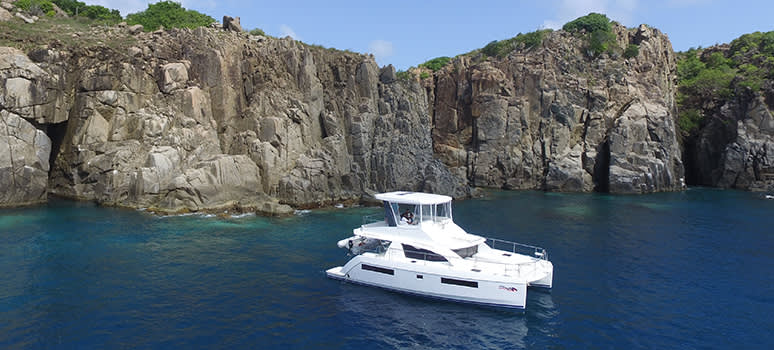 Moorings yacht in BVI