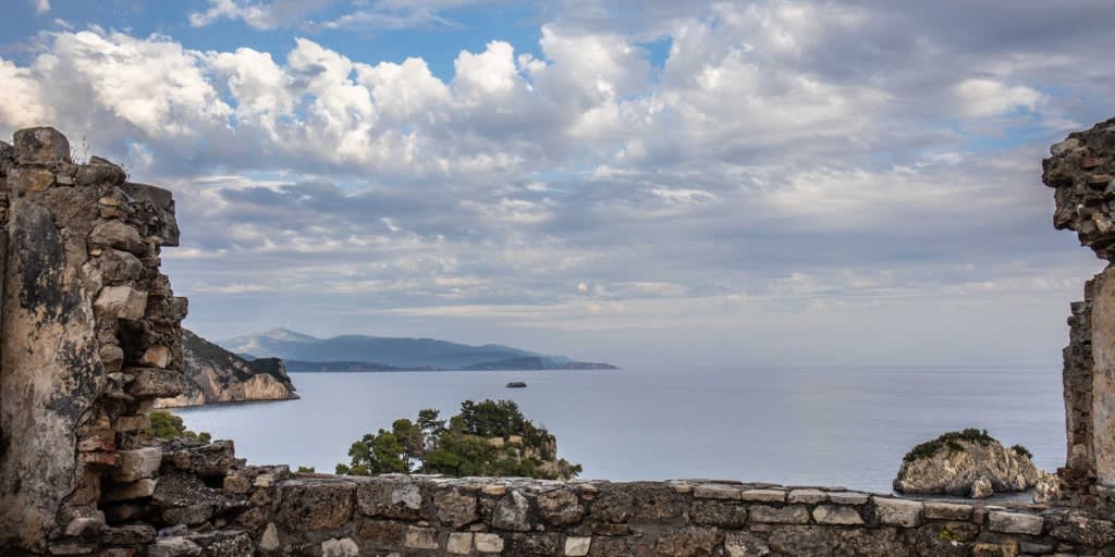 Vue du château de Corfou, Grèce