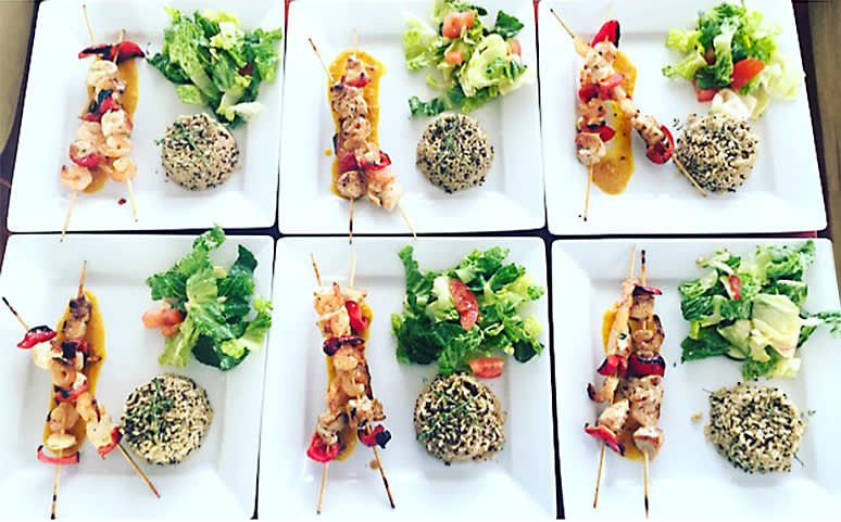 golden chicken kababs