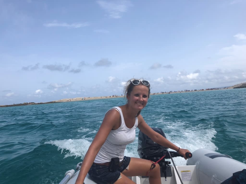 Jovita, the Moorings skipper in Palma
