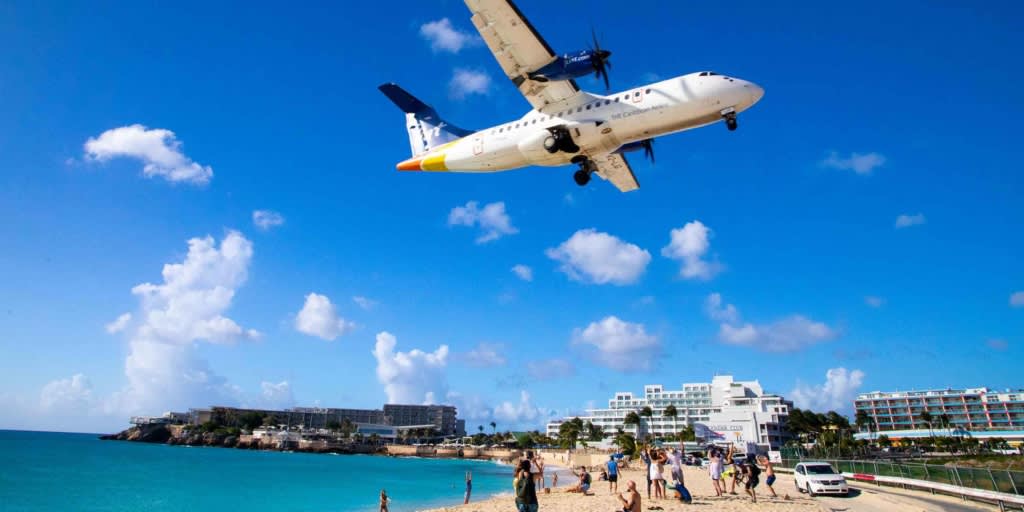 Flyover-Erlebnis am Maho Beach