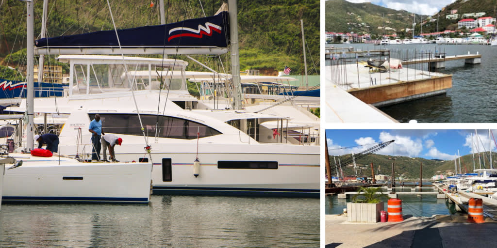 B Dock Repairs Moorings Tortola Base BVI