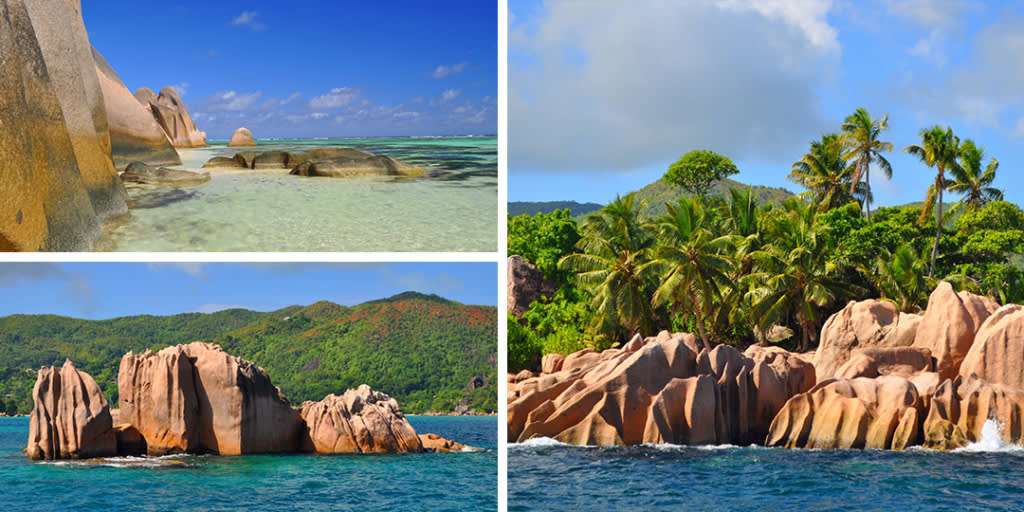 Seychelles granite rocks