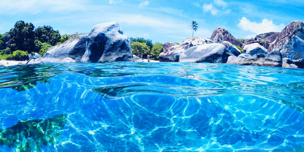 The Baths in the BVI