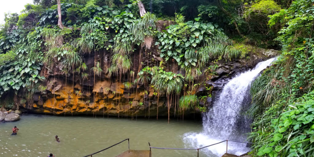 St Lucia waterfalls