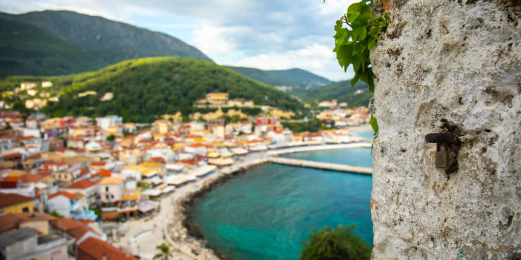 Top View Corfu Island Greece