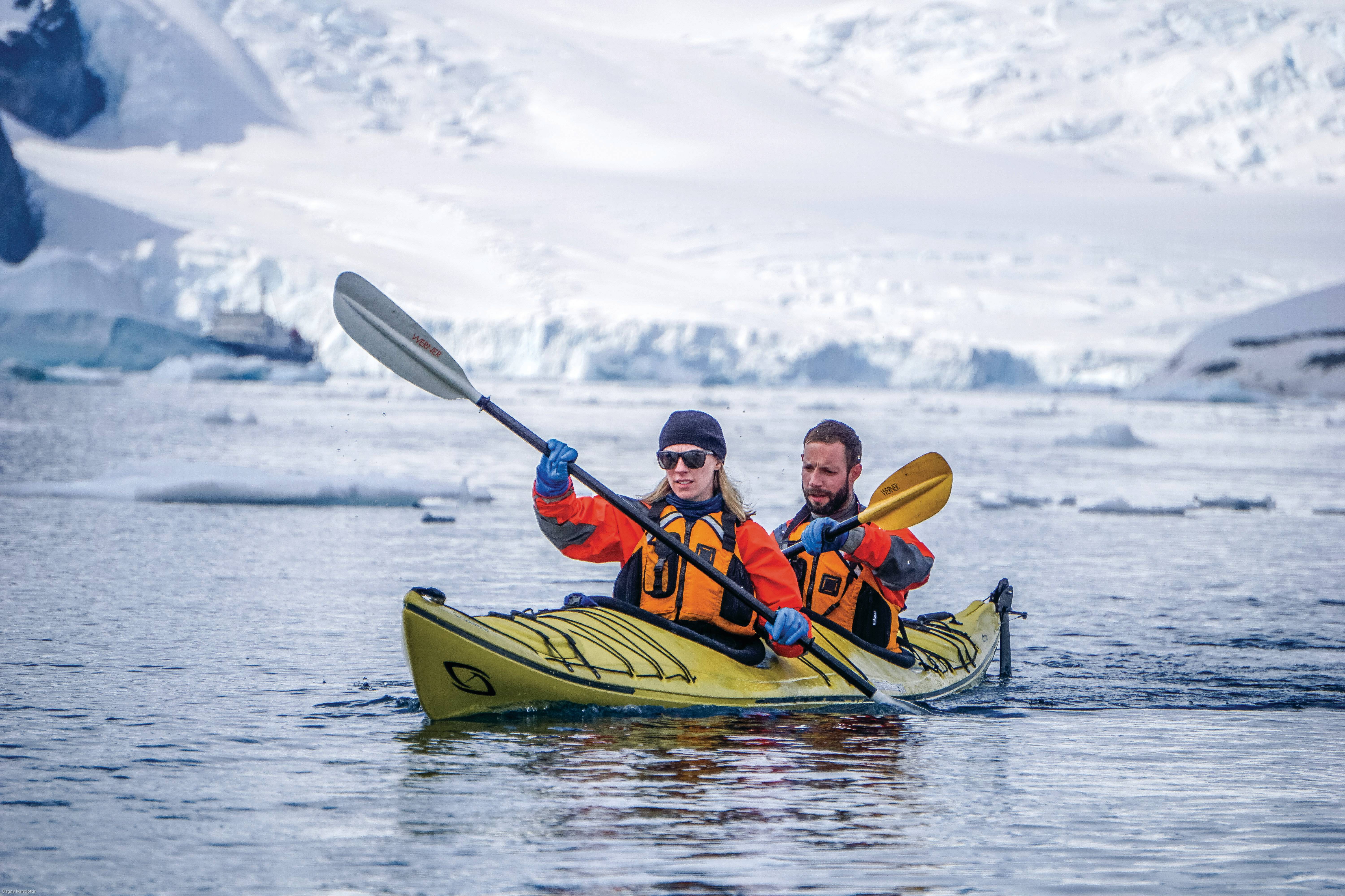 We'll provide you with all the gear required for your Adventure Options. Multiple sizes available onboard.