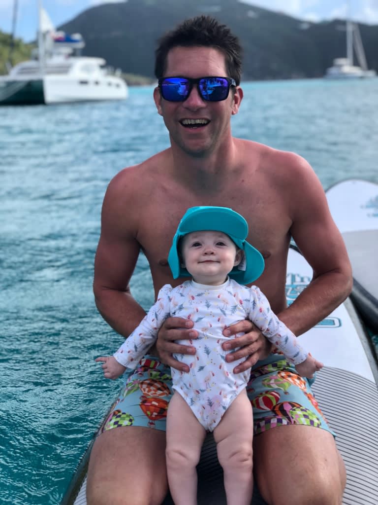 father and baby