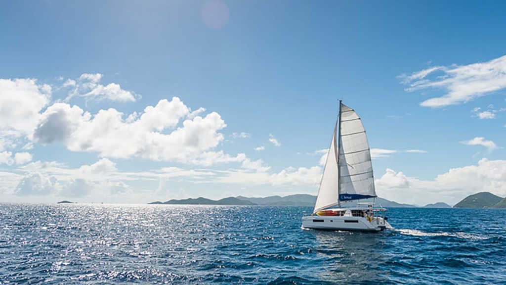 Sunsail sailing area BVI