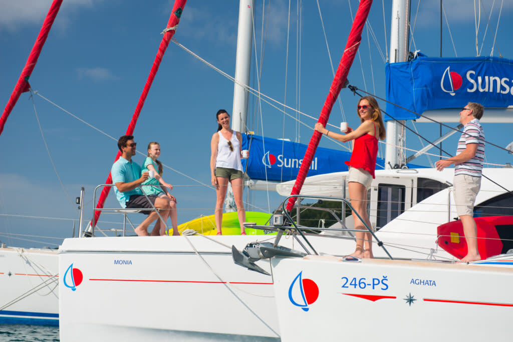 Navigation en famille en Croatie