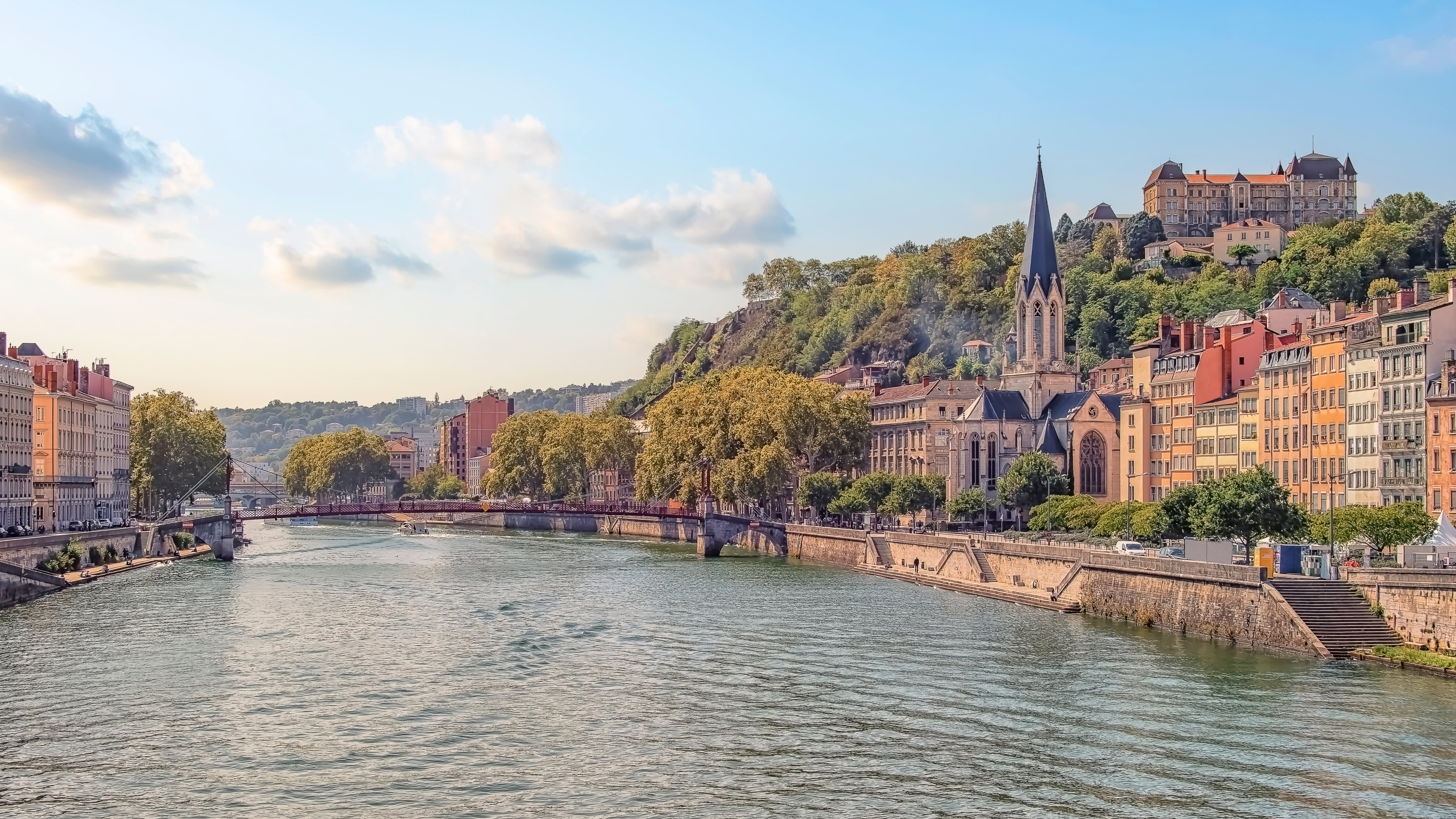 The City of Lyon in the daytime