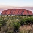 Uluru at sunset