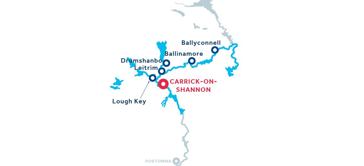 7-nachtenroute in Ierland: Carrick-on-Shannon heen en terug