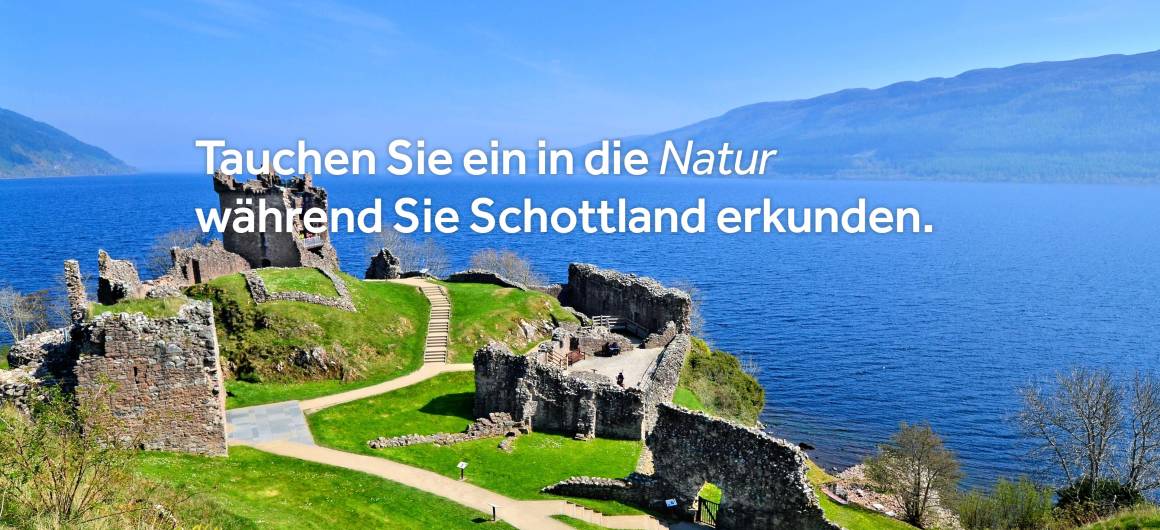 Urquhart Castle in Schottland
