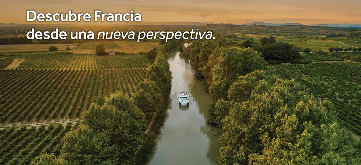 Vista aérea del Canal du Midi