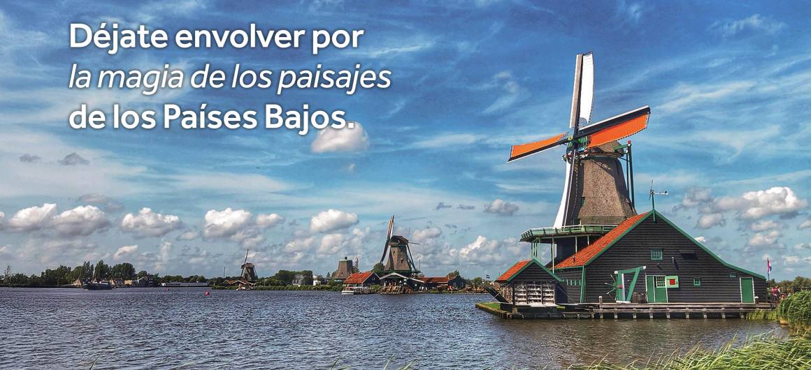 Molinos de viento en los Países Bajos