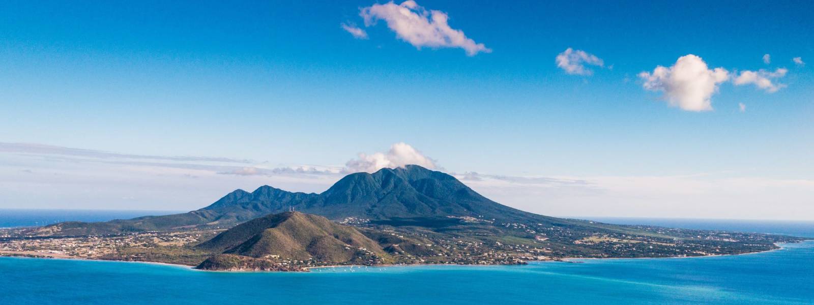 Aerial view of St. Kitts