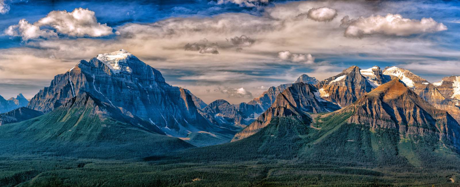 Rocky Mountains med helikopter