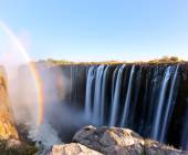 Victoria falls - The biggest waterfall in Africa, bordering Zambia and Zimbabwe