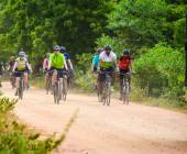 Exodus clients cycling in Sri Lanka