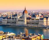 The Hungarian Parliament on the banks of the Danube