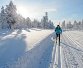 Cross-Country Skiing in Skåbu, Norway