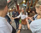 Dates tasting in Tunis Medina