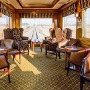 Lounge wagon at Blue Train (Kapstadt – Pretoria) in Südafrika
