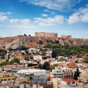 Athens skyline rooftop view, Greece.