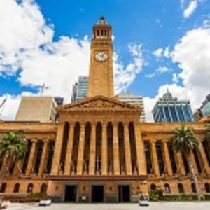 Enchanting Travels Australia Tours City Hall in Brisbane Australia from King George Square