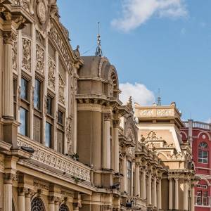 Enchanting Travels Costa Rica Historic Architecture on Grand Boulevard in Colonial Latin American City