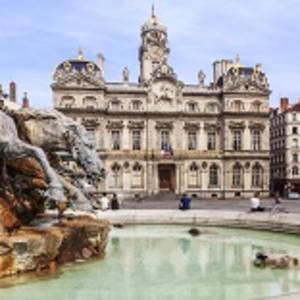 Enchanting Travels France Tours The Terreaux square with fountain in Lyon city, France
