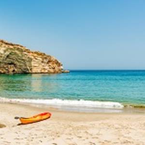 Omani beach at the Barr Al Jissah in Oman. It is located about 20 km east of Muscat.