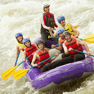 Rafting in the Zambezi