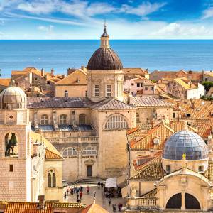 Old city Dubrovnik in a beautiful summer day, Croatia