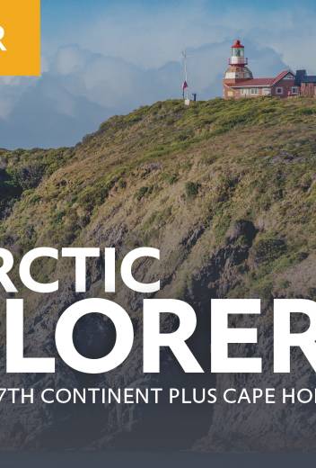 Learn about our “Antarctic Explorer: Discovering the 7th Continent plus Cape Horn and Diego Ramirez