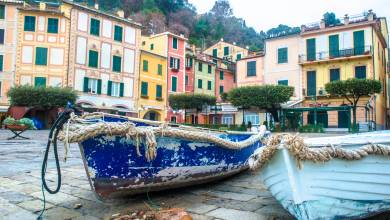 Boats in Portofino