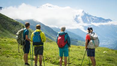 Stunning trails on the Mont Blanc Circuit