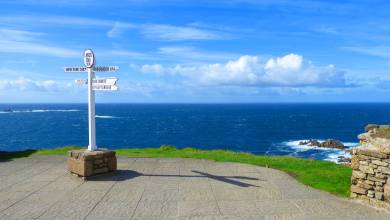 Land's End signpost