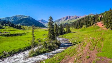 Walking in Kyrgyzstan