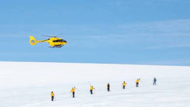 Antarctica by Helicopter: Crossing the Circle and the Peninsula