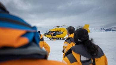 Antarctica by Helicopter: Crossing the Circle and the Peninsula