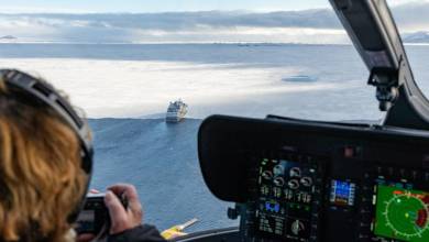 Antarctica by Helicopter: Crossing the Circle and the Peninsula