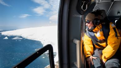 Antarctica by Helicopter: Crossing the Circle and the Peninsula