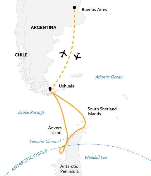Antarctic Peninsula: Crossing the Circle