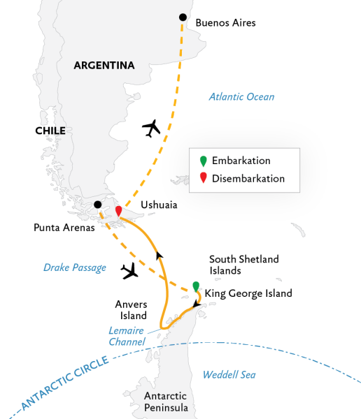 Antarctic Express: Fly South, Sail North